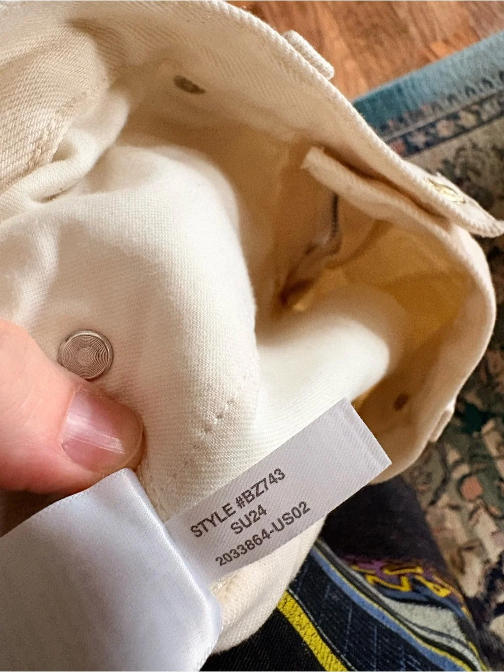 J. Crew Point Sur seamed puddle jean in ecru